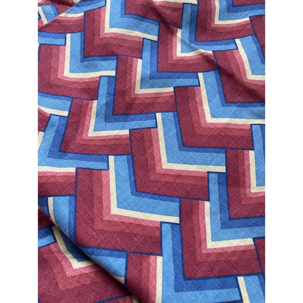 Bassett McNab "Charade" Janice Lachman fabric vintage swatch 1 yard 17” x 54”